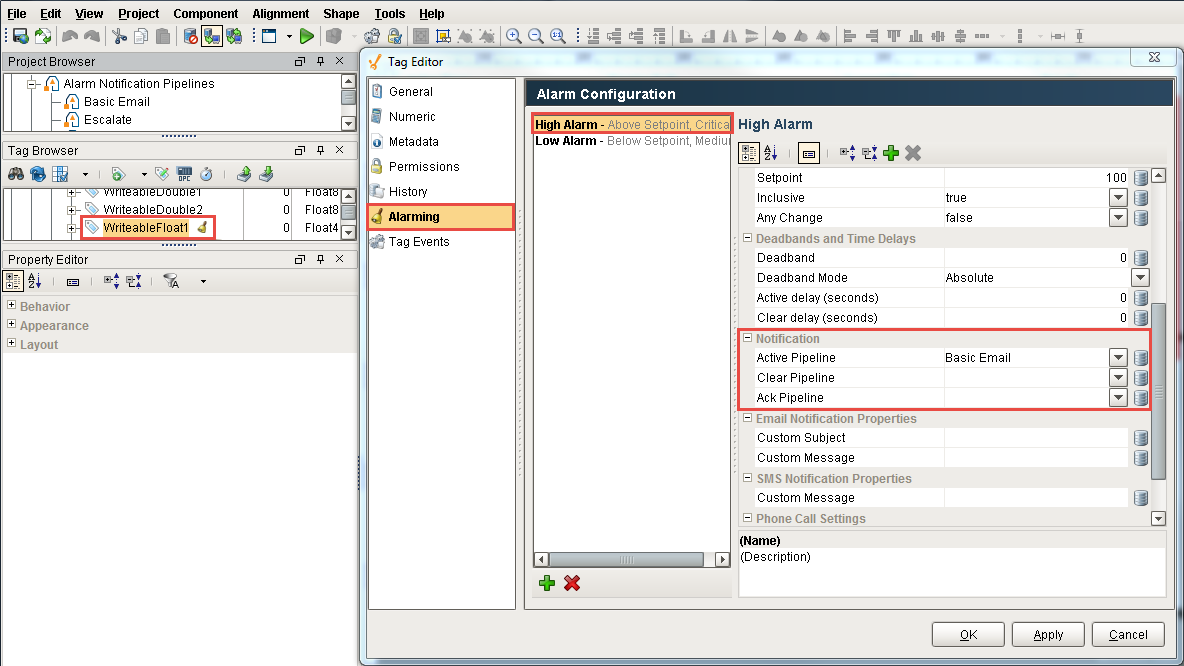Adding Pipelines to Tags Ignition User Manual 7.8 In Progress