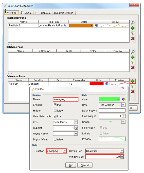 Easy Chart - Calculated Pens - Ignition User Manual 7.8 In Progress